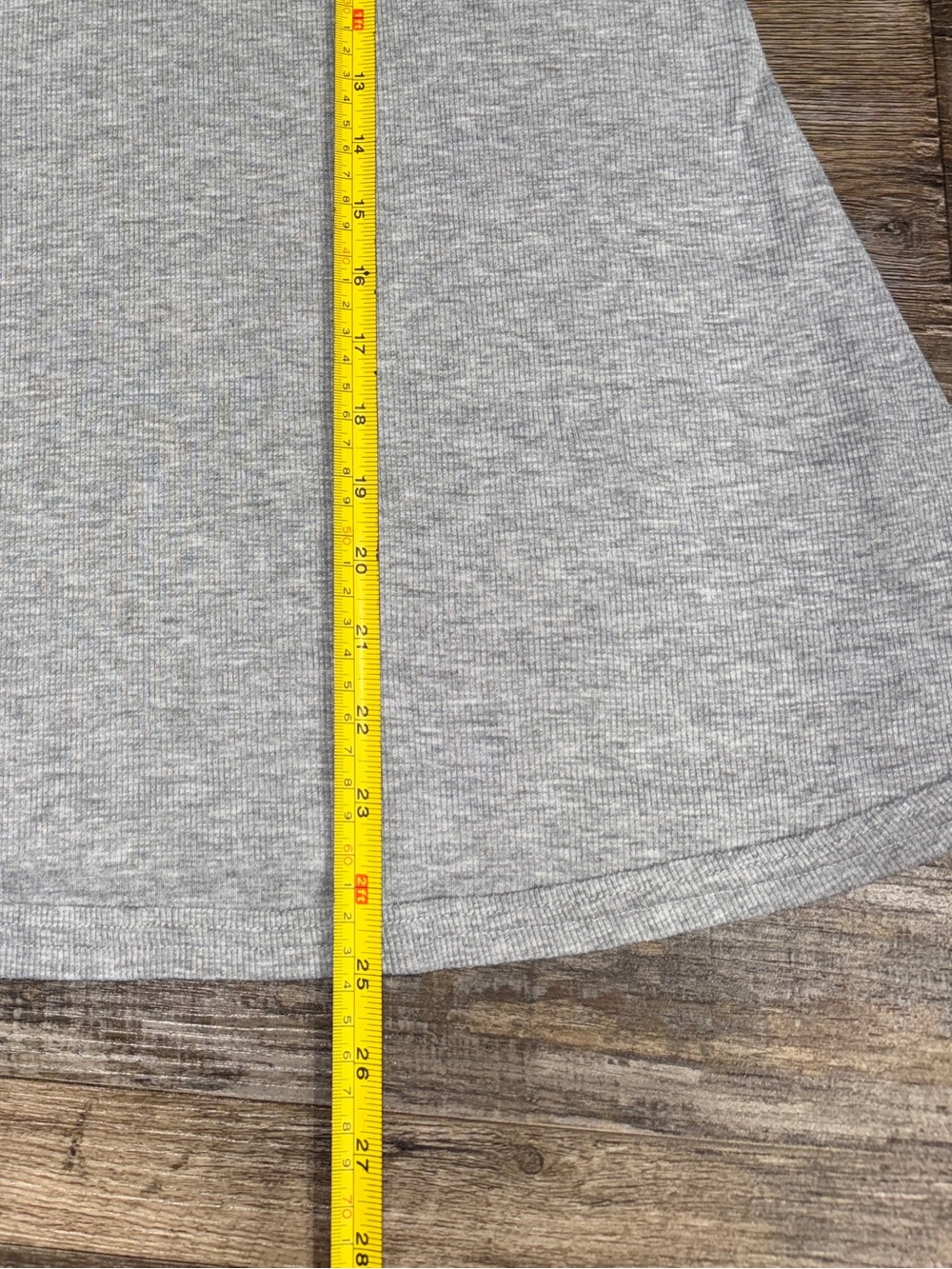 Free People Intimately Long Beach Tank Medium Gray Ribbed High Neck Flowy - Picture 6 of 8